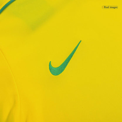 Retro CAFU #2 Brazil Mens Home Soccer Jersey World Cup 1998 Yellow