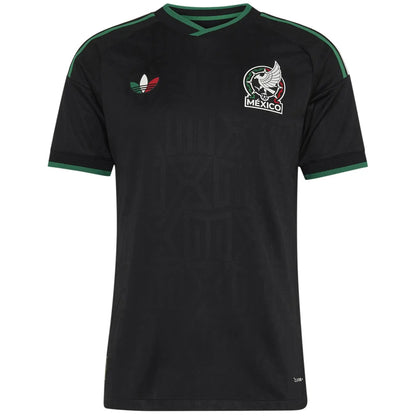Mexico Mens Third Away Soccer Jersey World Cup 2026 Black - Player Version