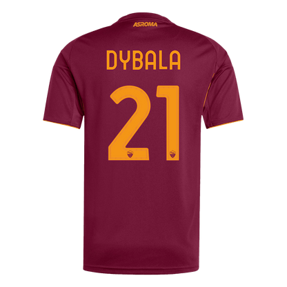 DYBALA #21 Roma Mens Home Soccer Jersey 2025/26 Red