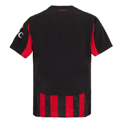 AC Milan Mens Home Soccer Jersey 2025/26 Red&Black - Player Version