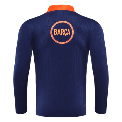 Barcelona Mens Training Tracksuit Kit 2025/26 Black&Orange
