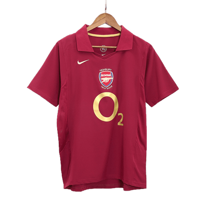 Retro Arsenal Mens Home Soccer Jersey 2005/06