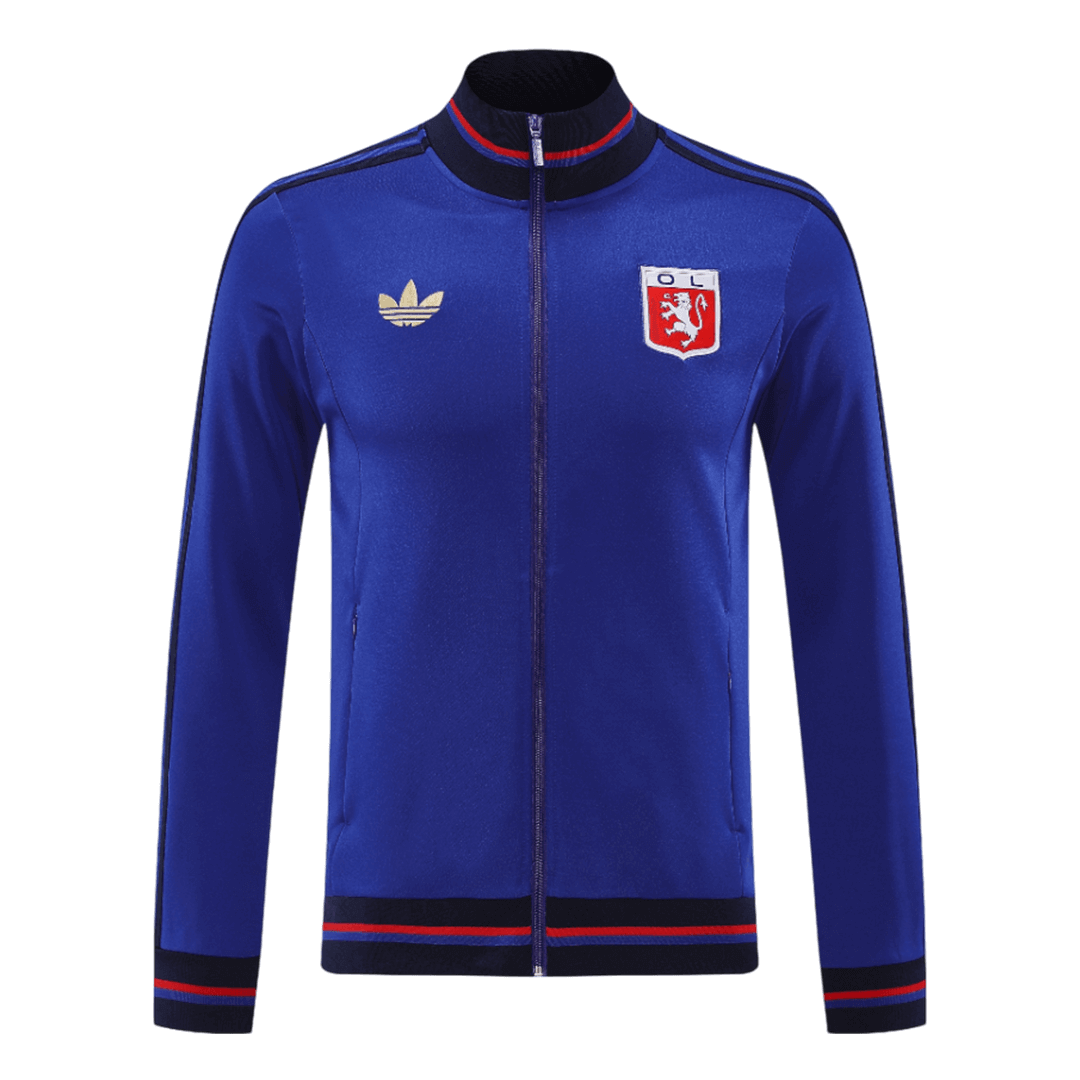 Olympique Lyonnais Mens Training Tracksuit Kit 2025/26 Blue