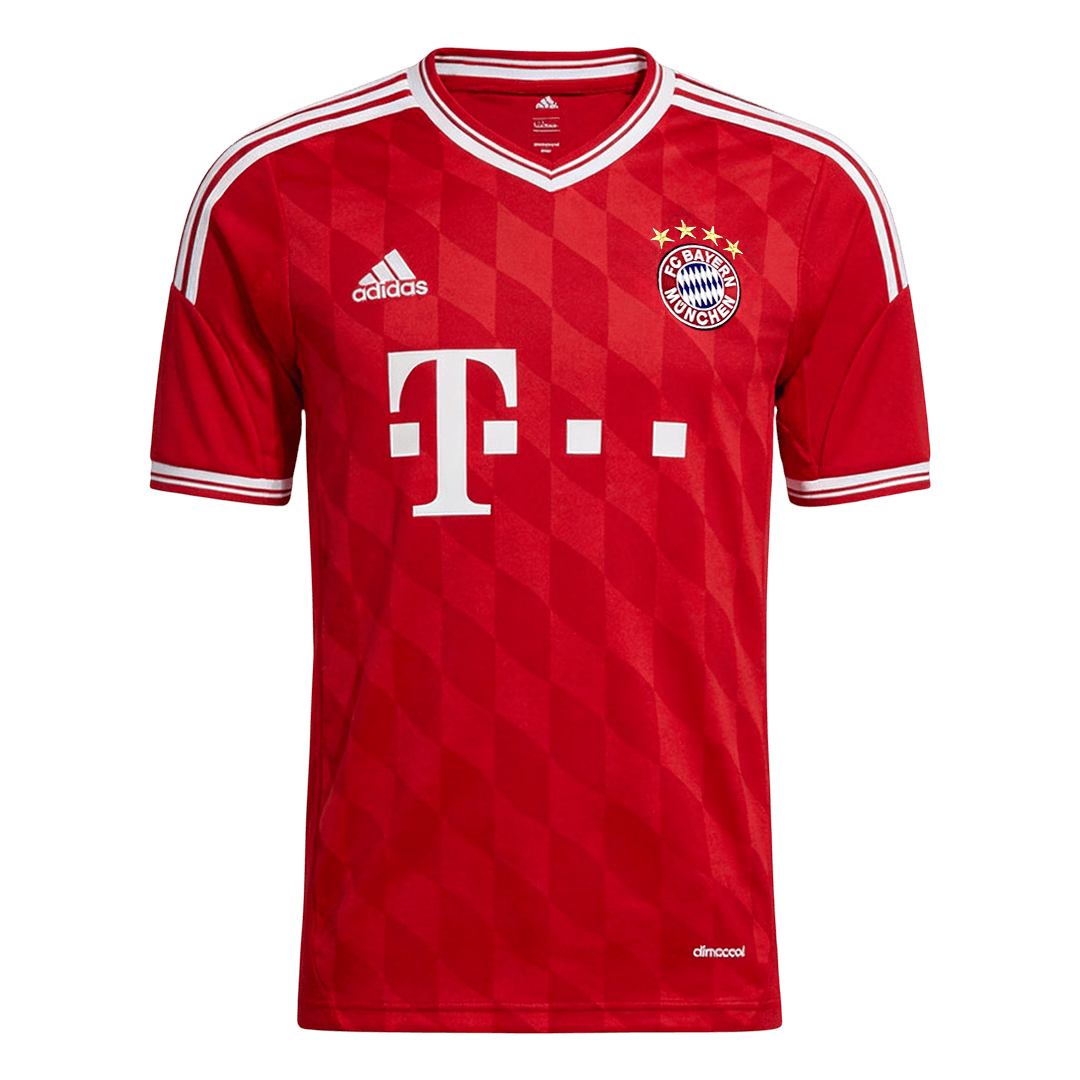 Retro Bayern Munich Mens Home Soccer Jersey 2013/14 Red