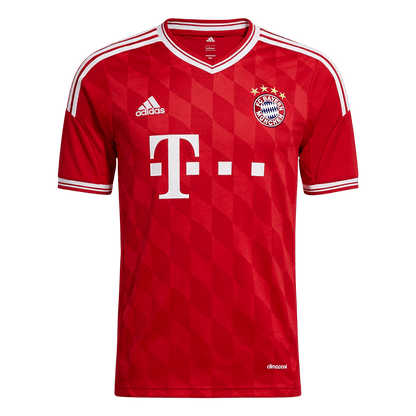 Retro Bayern Munich Mens Home Soccer Jersey 2013/14 Red