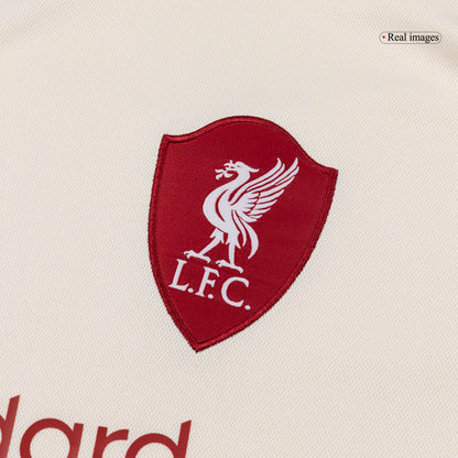 GAKPO #18 Liverpool Mens Away Soccer Jersey 2025/26 White