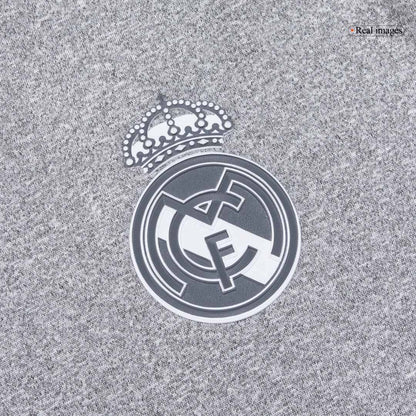 Retro Real Madrid Mens Away Soccer Jersey 2015/16 Gray