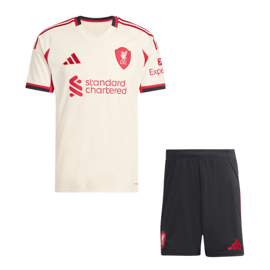 Liverpool Mens Away Soccer Kit 2025/26 White