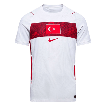 Turkey Mens Away Soccer Jersey World Cup 2026 White - Player Version