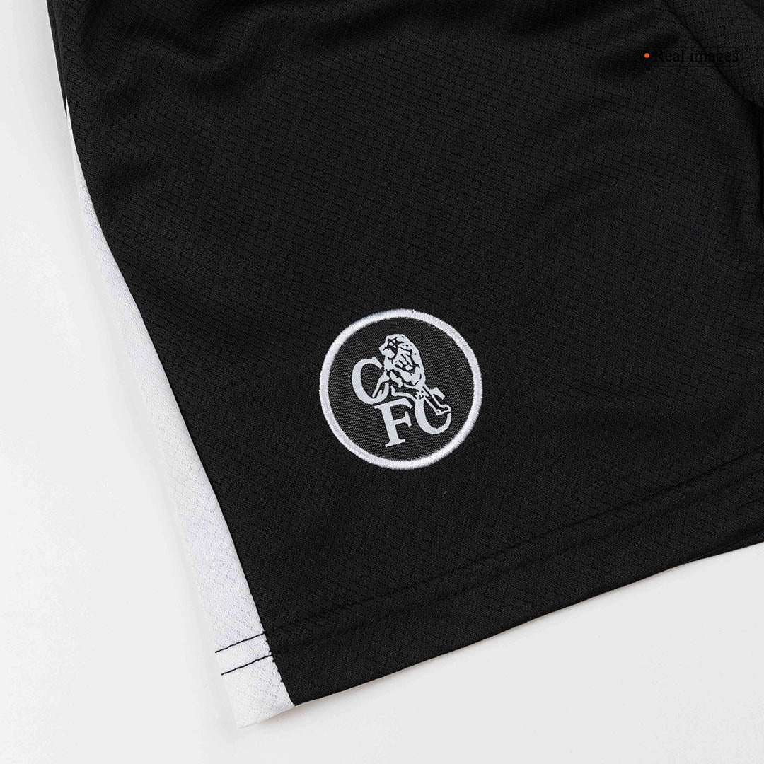 Chelsea Kids Third Away Soccer Full Set 2025/26 Black