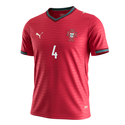 RÚBEN DIAS #4 Portugal Mens Home Soccer Jersey World Cup 2026 Red [PREMIUM]