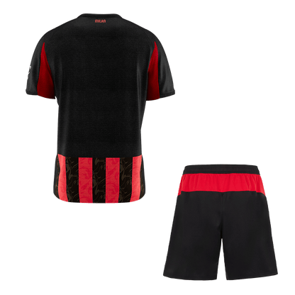 AC Milan Mens Home Soccer Kit 2025/26 Red&Black [PREMIUM]