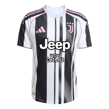 KALULU #15 Juventus Mens Home Soccer Jersey 2025/26 Black&White - Player Version