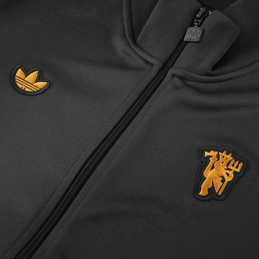 Manchester United Mens Training Tracksuit Kit 2025/26 Black