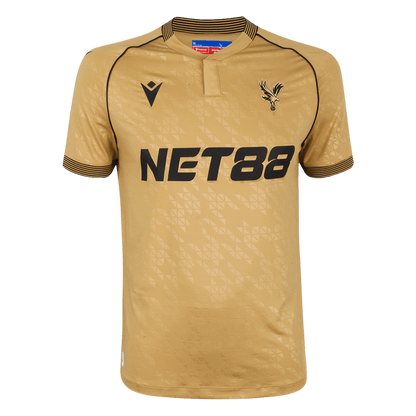Crystal Palace Mens Away Soccer Jersey 2025/26 Yellow