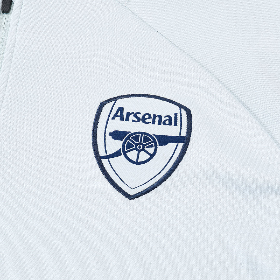 Arsenal Kids Training Tracksuit Kit 2025/26 White