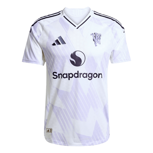Manchester United Mens Away Soccer Jersey 2025/26 White - Player Version