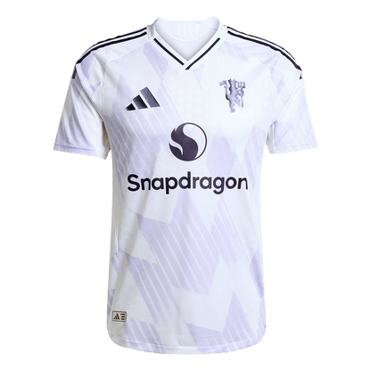 B.FERNANDES #8 Manchester United Mens Away Soccer Jersey 2025/26 White - Player Version