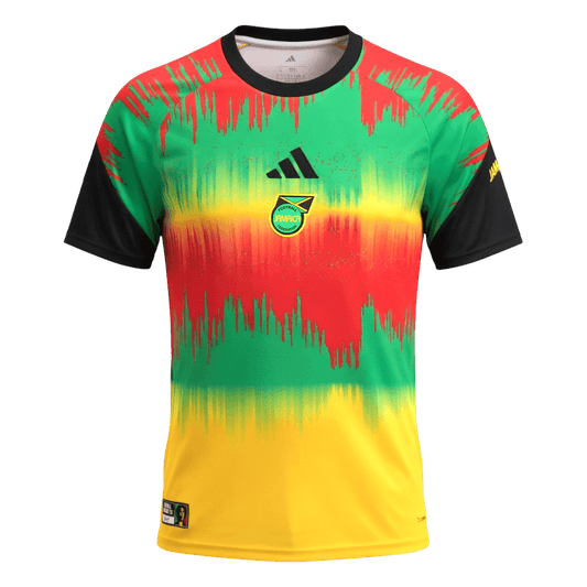 Jamaica Mens Pre-Match Soccer Jersey World Cup 2026 Colorful