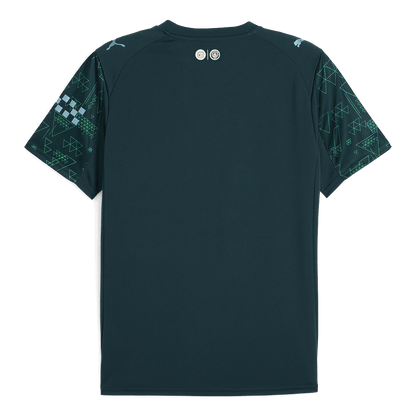 Manchester City Mens Fourth Away Soccer Jersey 2025/26 Green
