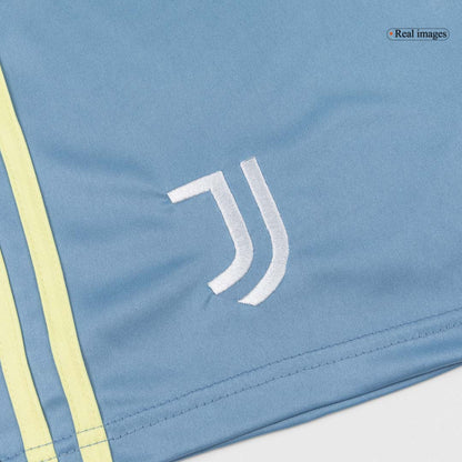 Juventus Mens Away Soccer Shorts 2025/26 Blue