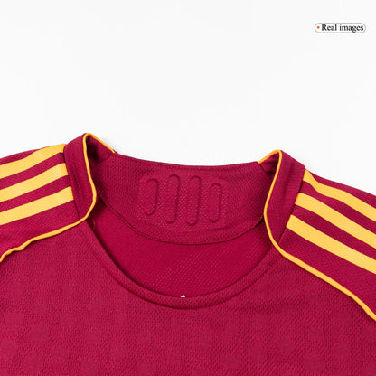 Roma Mens Home Soccer Jersey 2025/26 Red - Player Version