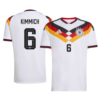 KIMMICH #6 Germany Mens Home Soccer Jersey World Cup 2026 White