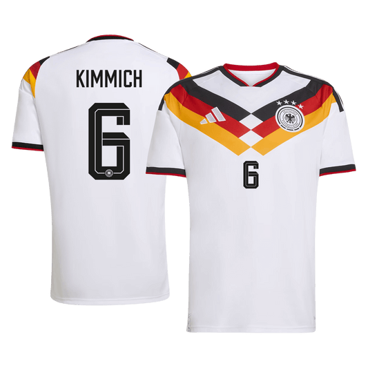 KIMMICH #6 Germany Mens Home Soccer Jersey World Cup 2026 White