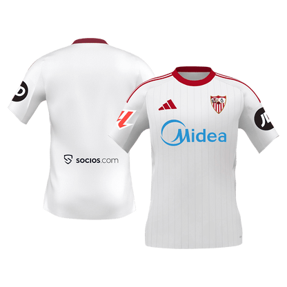 Sevilla Mens Home Soccer Jersey 2025/26 White