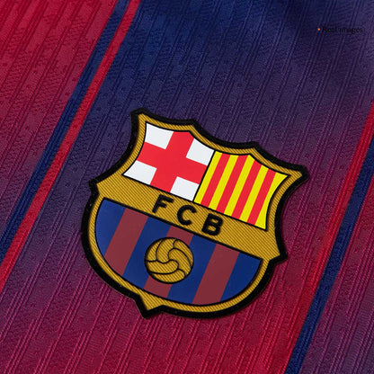 LAMINE YAMAL #10 Barcelona Mens Home Soccer Jersey 2025/26 Red&Blue - Player Version