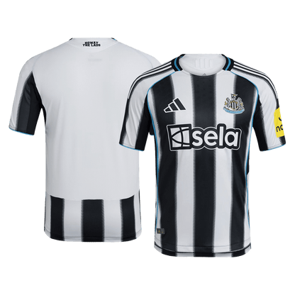 Newcastle United Mens Home Soccer Jersey 2025/26 Black&White - Player Version