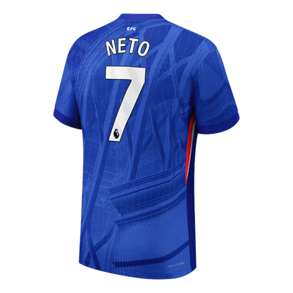 NETO #7 Chelsea Mens Home Soccer Jersey 2025/26 Blue - Player Version