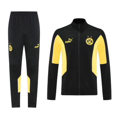 Borussia Dortmund Mens Training Tracksuit Kit 2025/26 Yellow