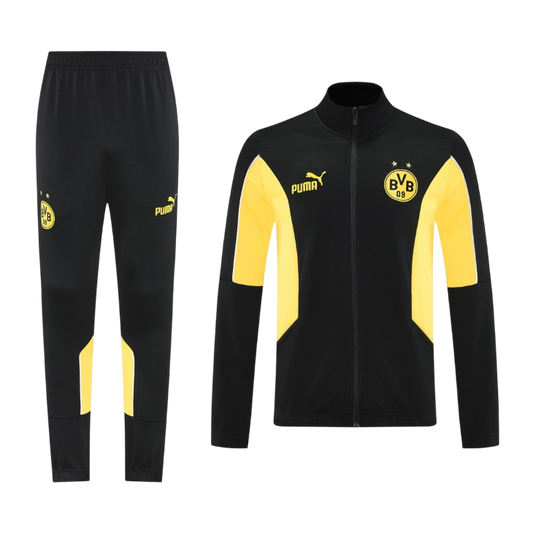 Borussia Dortmund Mens Training Tracksuit Kit 2025/26 Yellow