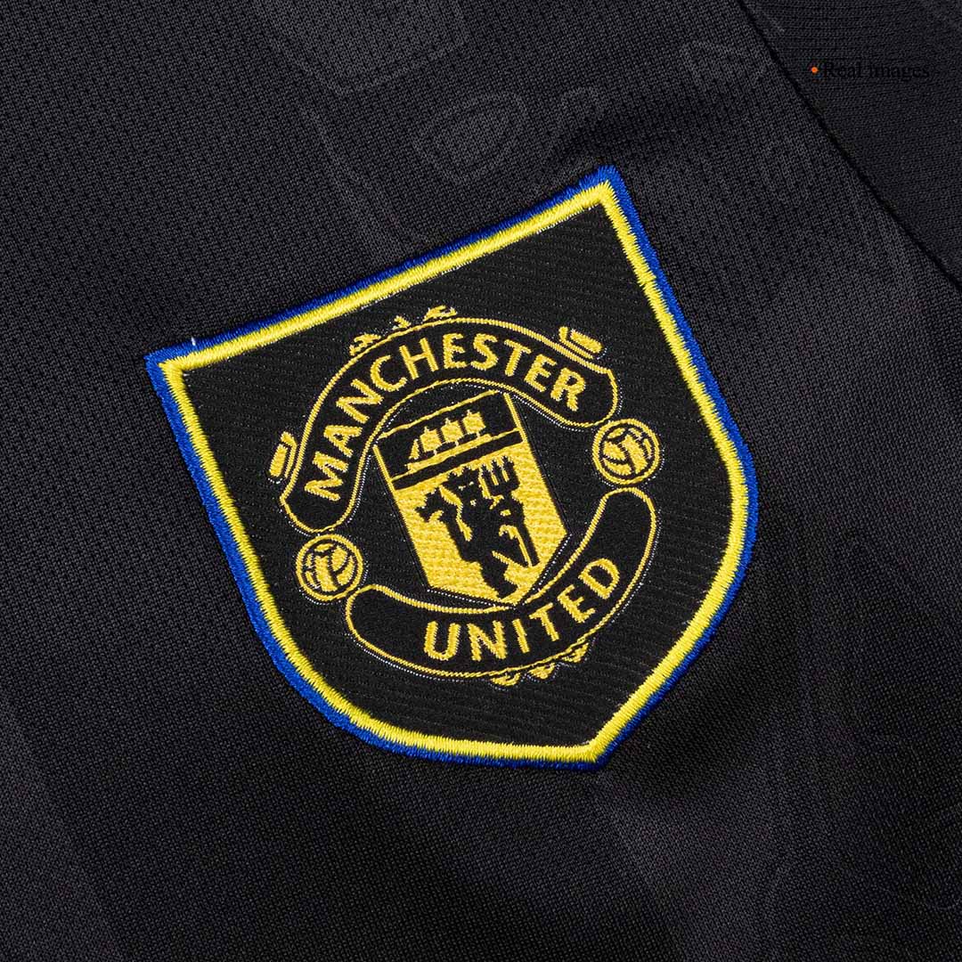 Manchester United Kids Third Away Soccer Full Set 2025/26 Black
