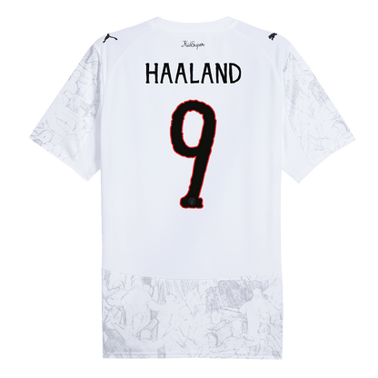 HAALAND #9 Manchester City Mens Soccer Jersey World Cup KidSuper 2025/26 White
