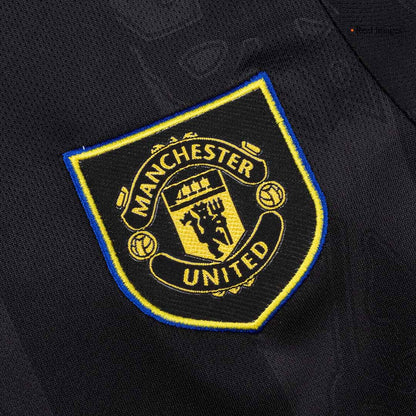 Manchester United Kids Third Away Soccer Kit 2025/26 Black