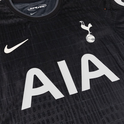 Tottenham Hotspur Mens Away Soccer Jersey 2025/26 Black - Player Version