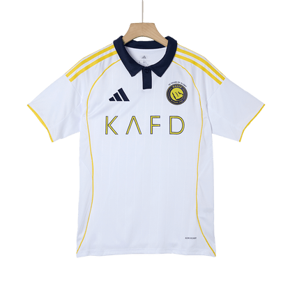 Al Nassr Mens Third Away Soccer Jersey 2025/26 White