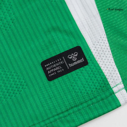 Real Betis Mens Home Long Sleeve Soccer Jersey 2025/26 Green&White