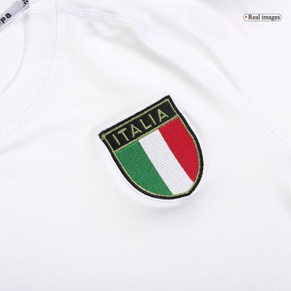 Retro Italy Mens Away Soccer Jersey World Cup 2002 White