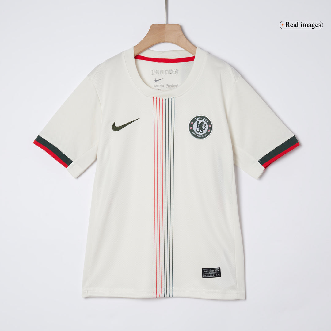 Chelsea Kids Away Soccer Kit 2025/26 White
