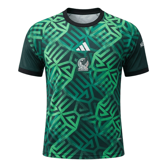 Mexico Mens Pre-Match Soccer Jersey World Cup 2026 Green