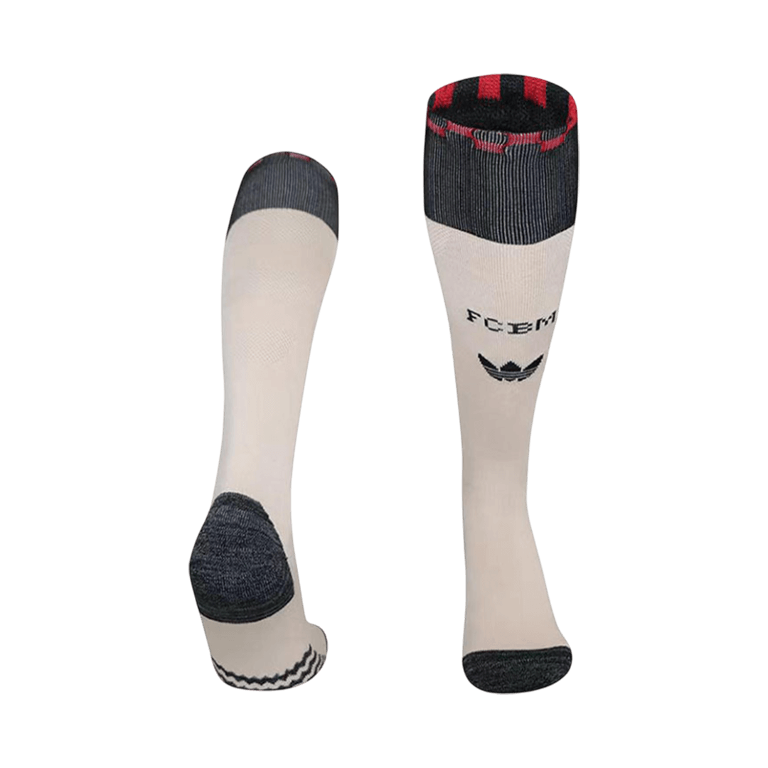 Bayern Munich Mens Third Away Soccer Socks 2025/26 Beige [PREMIUM]