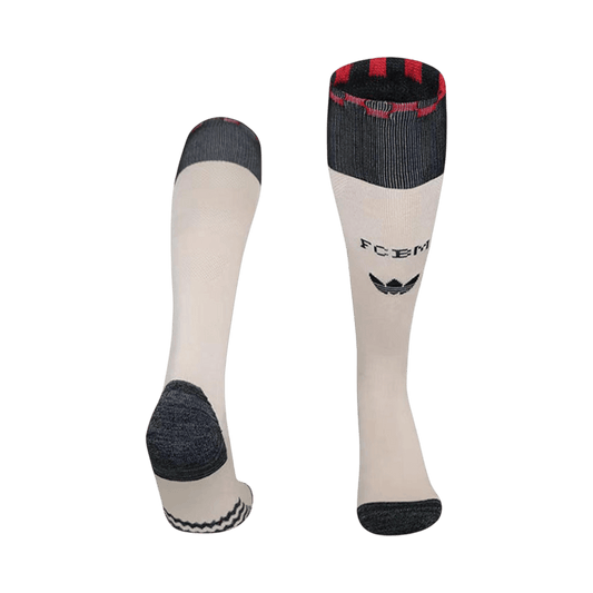 Bayern Munich Mens Third Away Soccer Socks 2025/26 Beige [PREMIUM]