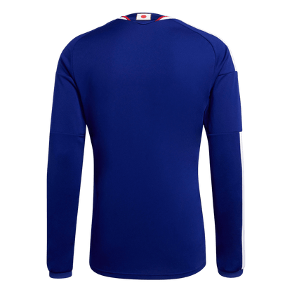 Japan Mens Home Long Sleeve Soccer Jersey World Cup 2026 Navy