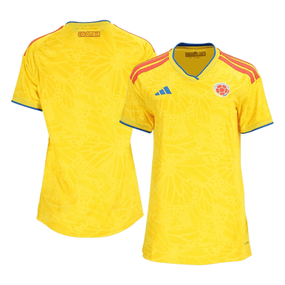 Colombia Womens Home Soccer Jersey World Cup 2026 Yellow
