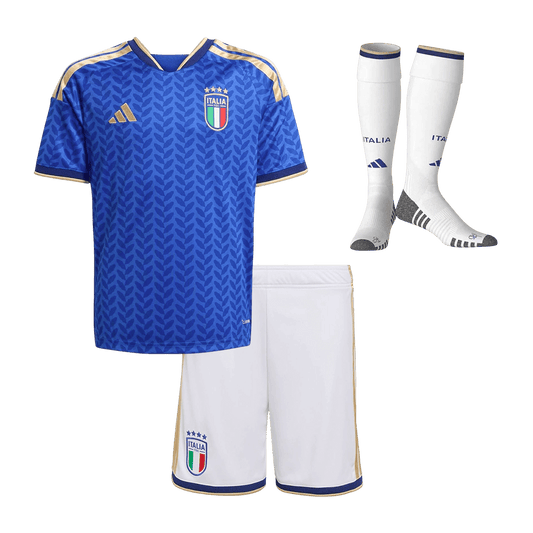 Italy Kids Home Soccer Full Set World Cup 2026 Blue [PREMIUM]