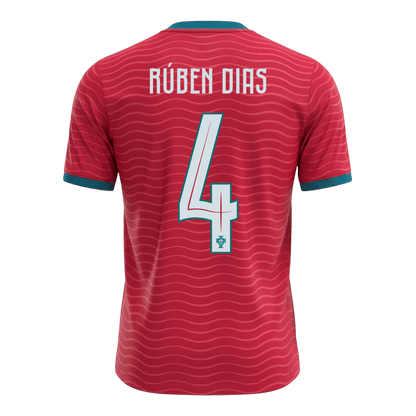 RÚBEN DIAS #4 Portugal Mens Home Soccer Jersey World Cup 2026 Red [PREMIUM]