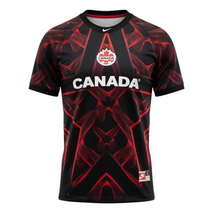 Canada Mens Soccer Jersey World Cup 2026 Red&Black
